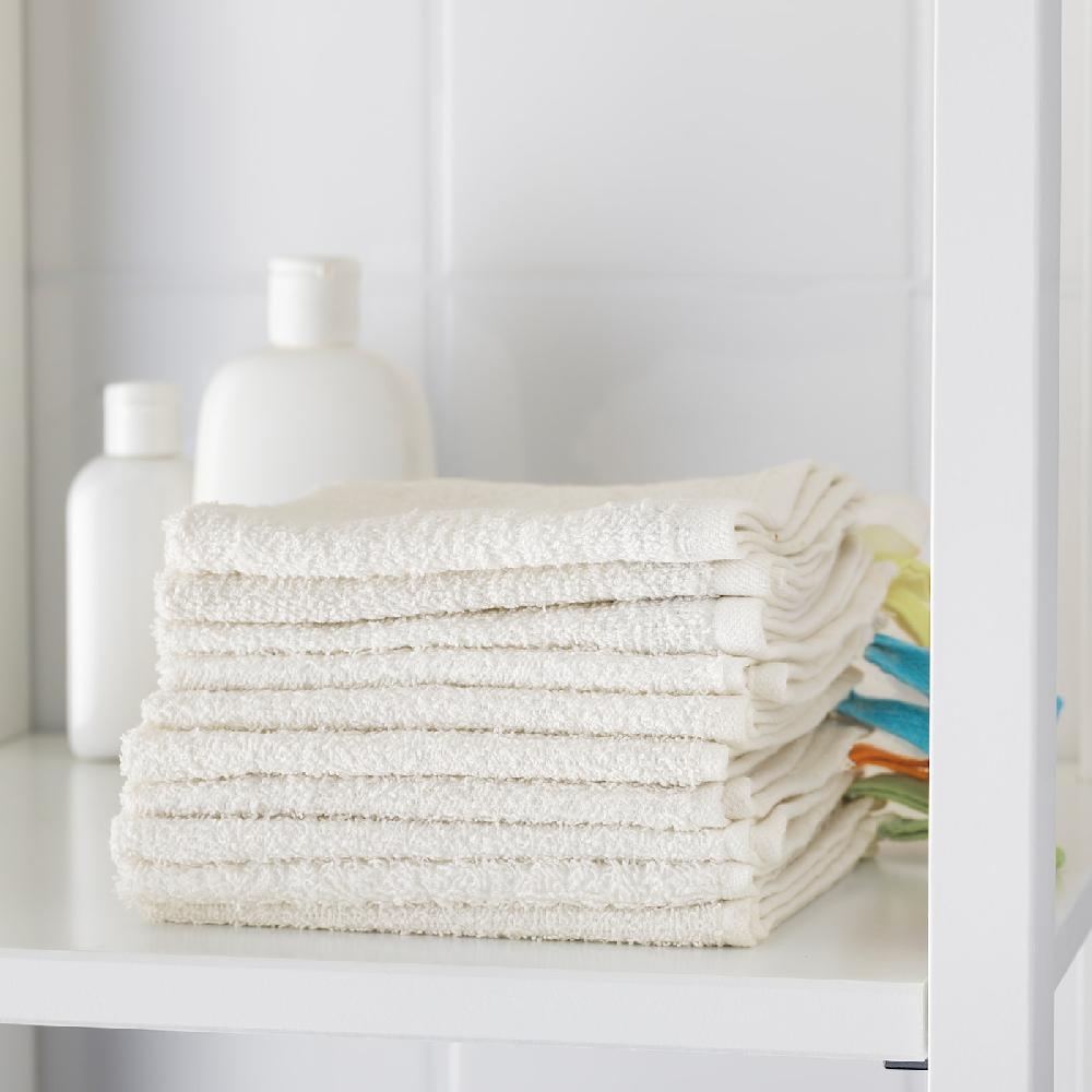 IKEA KRAMA Waschlappen weiß 30x30 cm Bis zu 60% Rabatt