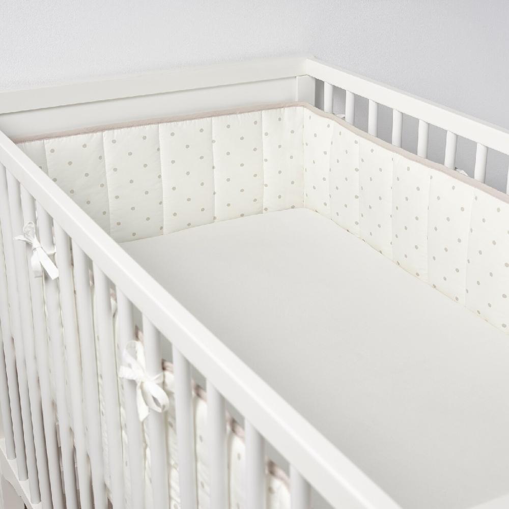 IKEA LENAST Randschutz Punkte/weiß grau 70x140 cm Bis zu 65% Rabatt