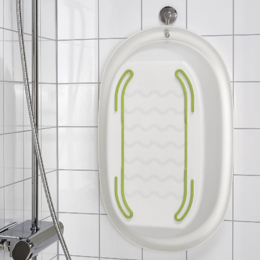 IKEA LÄTTSAM Babybadewanne weiß/grün Sonderangebot der Fabrik