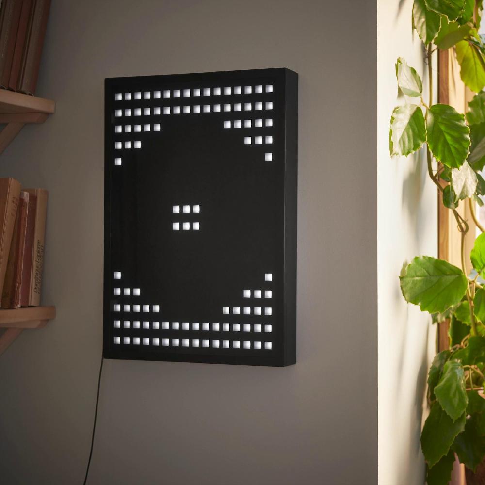IKEA OBEGRÄNSAD Wandleuchte LED schwarz Kostenloser Versand international