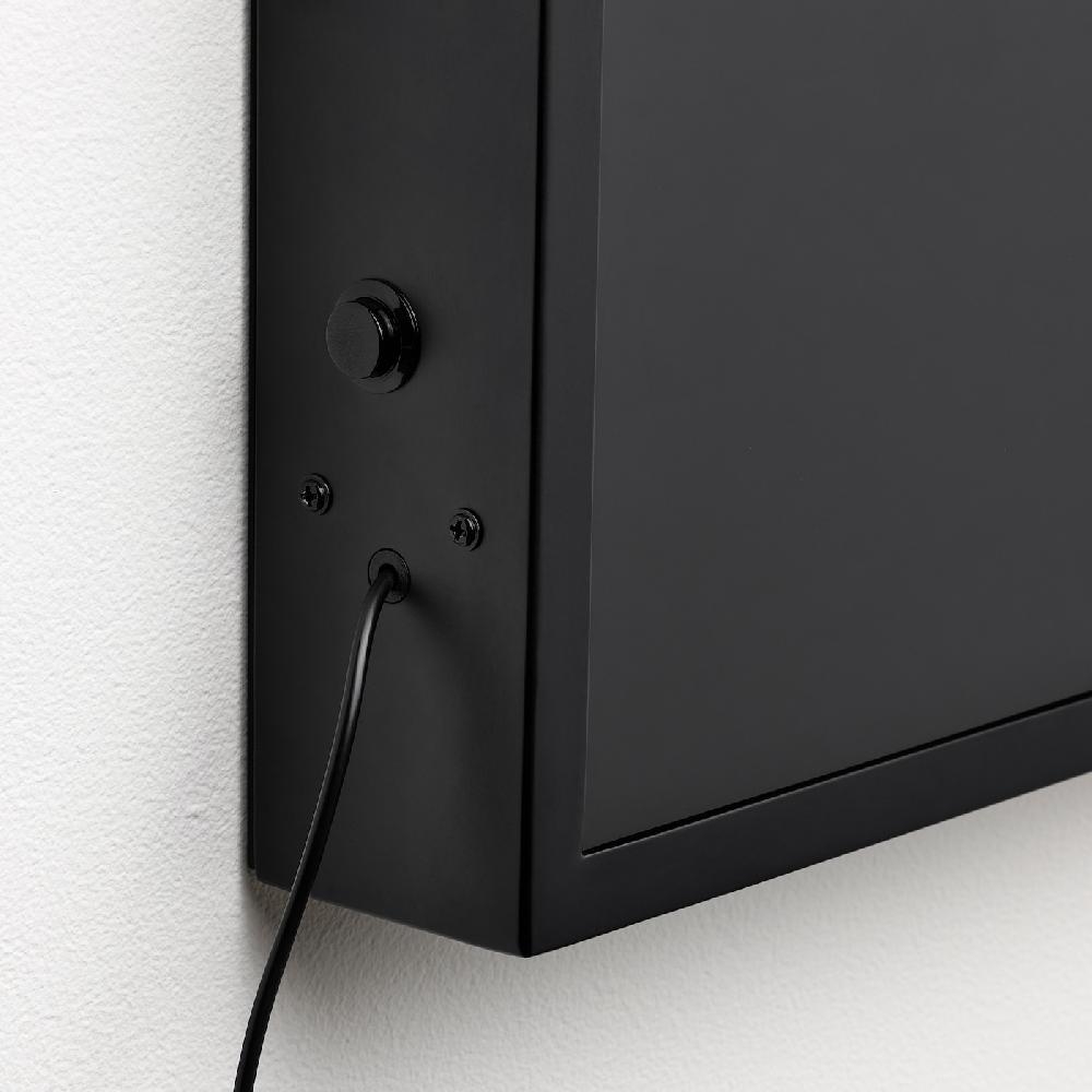 IKEA OBEGRÄNSAD Wandleuchte LED schwarz Kostenloser Versand international