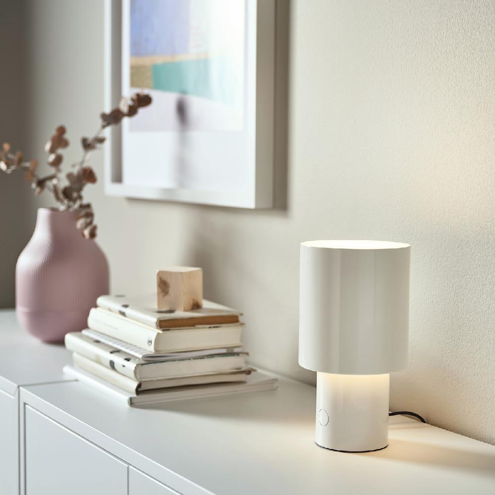 IKEA SPETSBOJ Tischleuchte dimmbar/weiß 22 cm Speichern exportieren