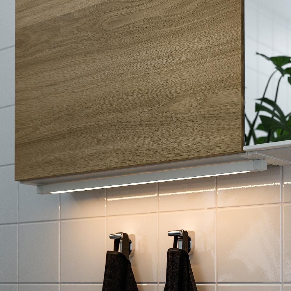 IKEA SILVERGLANS Lichtleiste LED für Bad dimmbar weiß 60 cm Verkauf