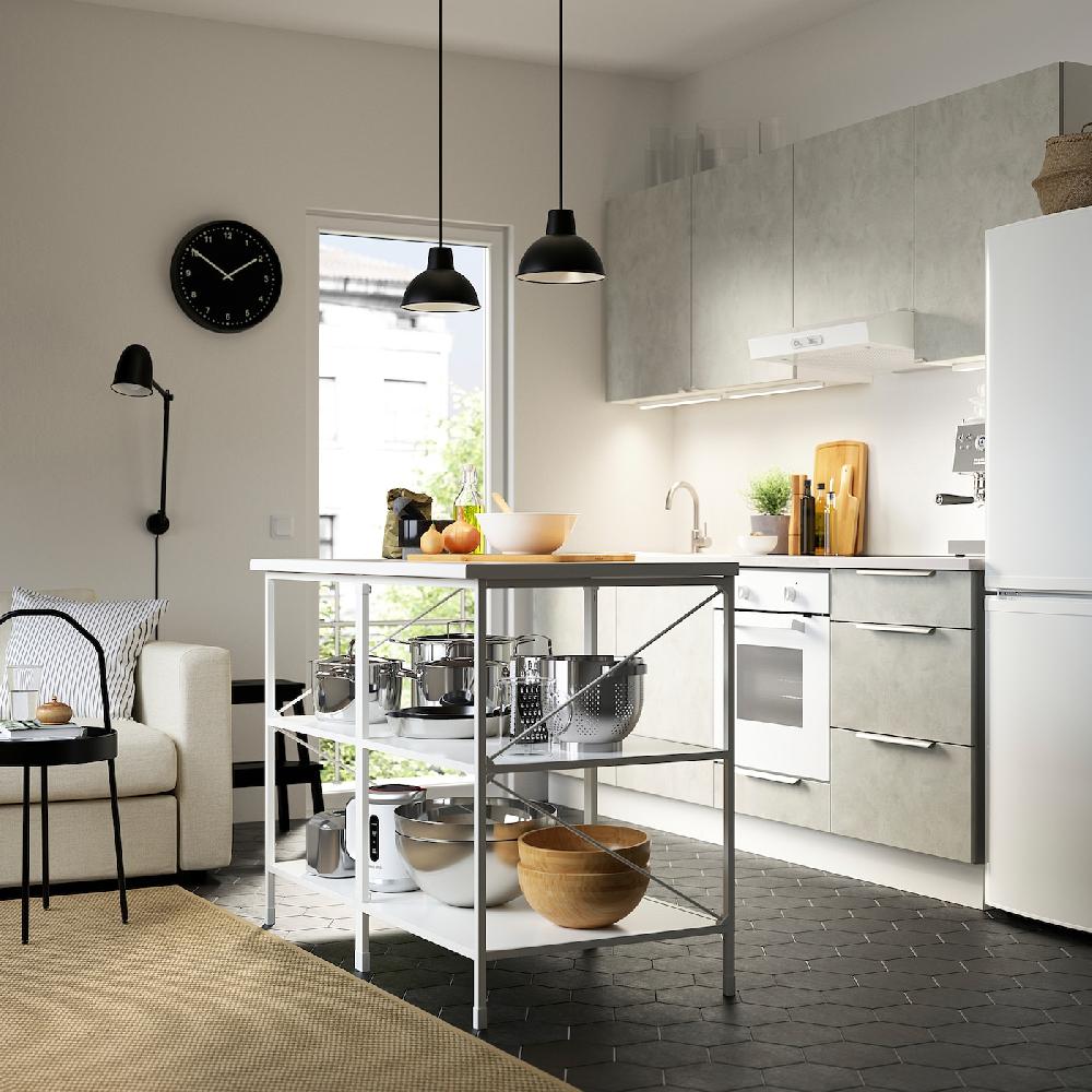 IKEA SKYDRAG LED-Lichtleiste/Arbpl/Klschr+Sensor dimmbar weiß 80 cm Angebote