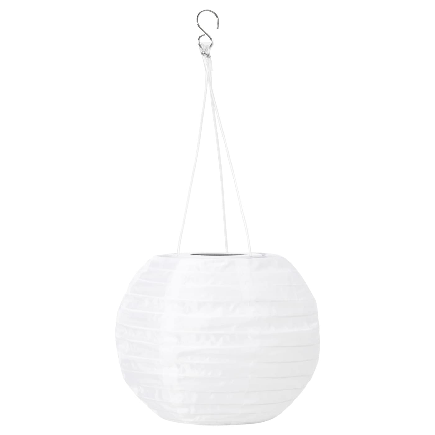 IKEA SOLVINDEN Solarhängeleuchte LED für draußen/rund weiß 22 cm Muttertagsangebot