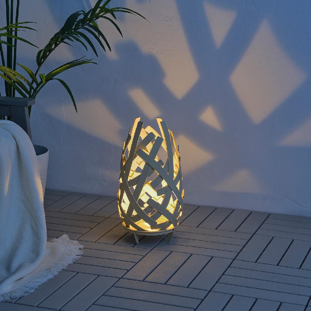 IKEA SOLVINDEN Standleuchte LED batteriebetrieben für draußen 45 cm Neueste Mode