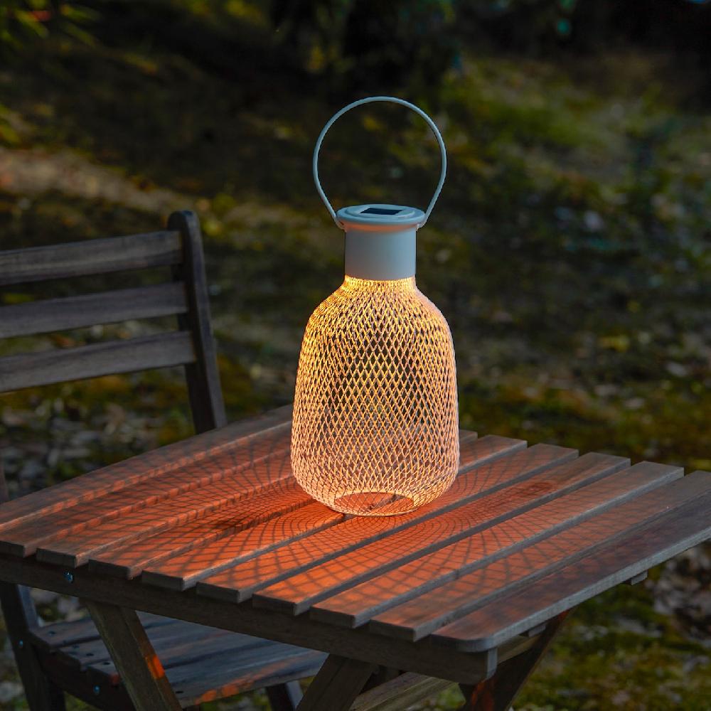 IKEA SOLVINDEN Solarlaterne LED für draußen/Netz weiß 29 cm Zeitlich begrenztes Angebot