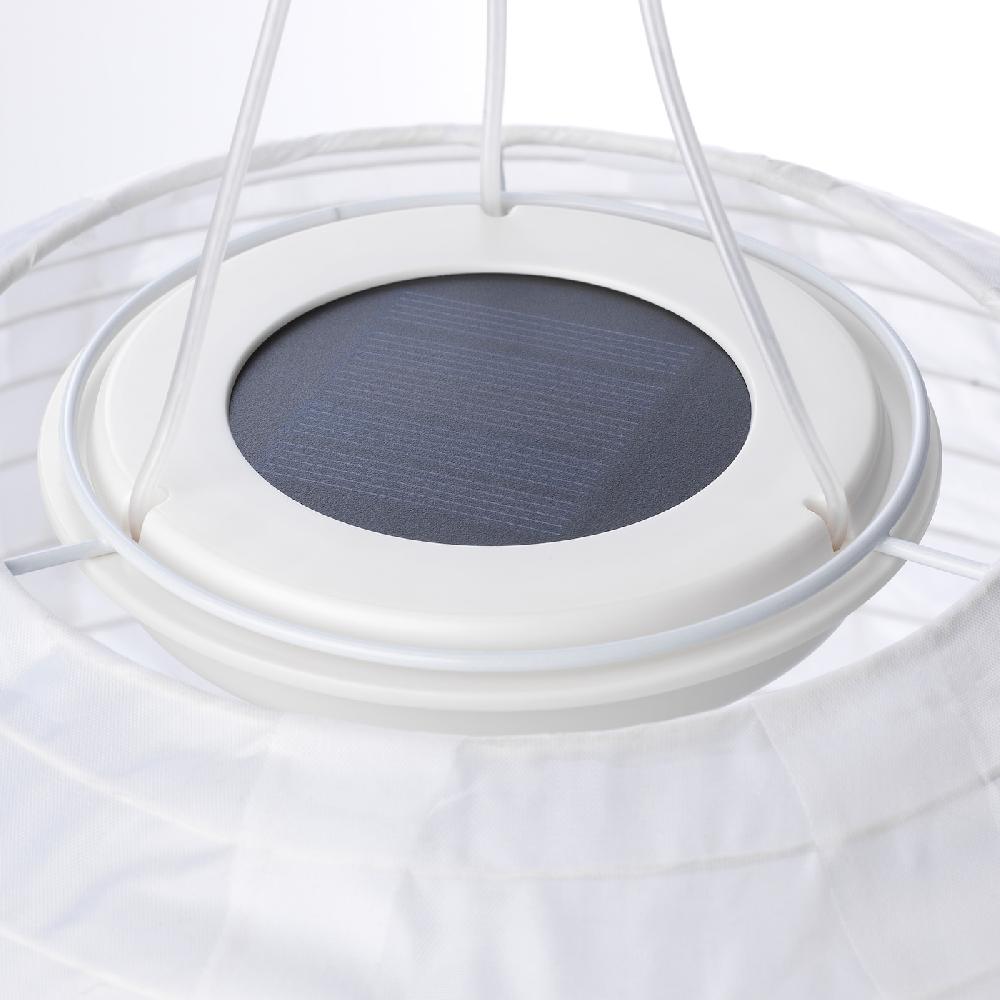 IKEA SOLVINDEN Solarhängeleuchte LED für draußen/rund weiß 30 cm Blitzangebot