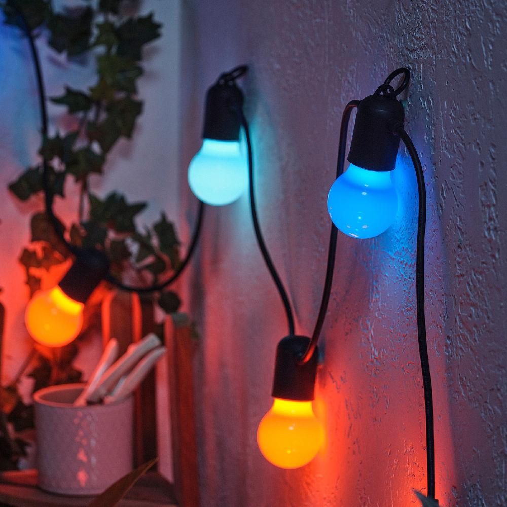 IKEA SOLVINDEN Lichterkette (12) LED für draußen/bunt Bestseller