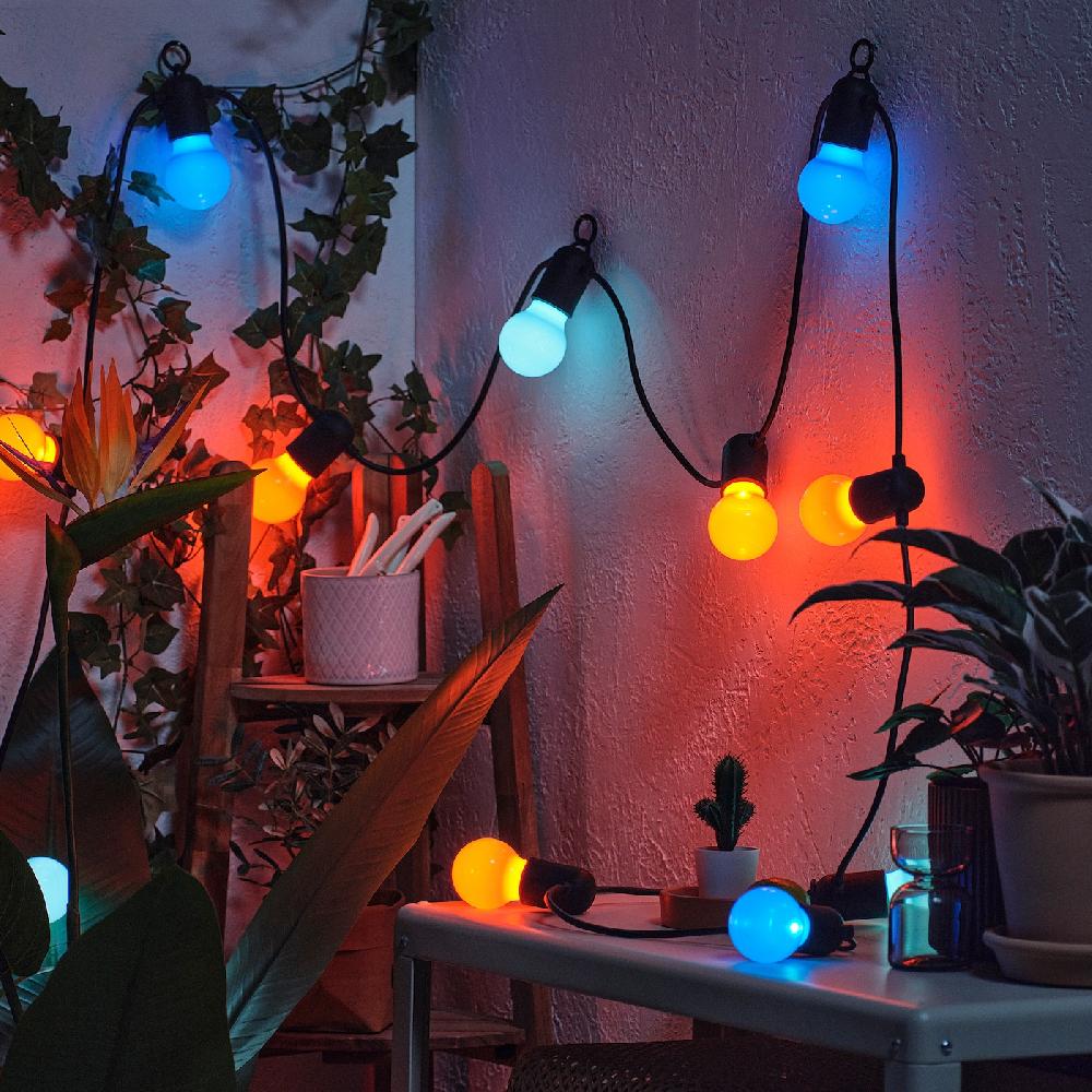 IKEA SOLVINDEN Lichterkette (12) LED für draußen/bunt Bestseller