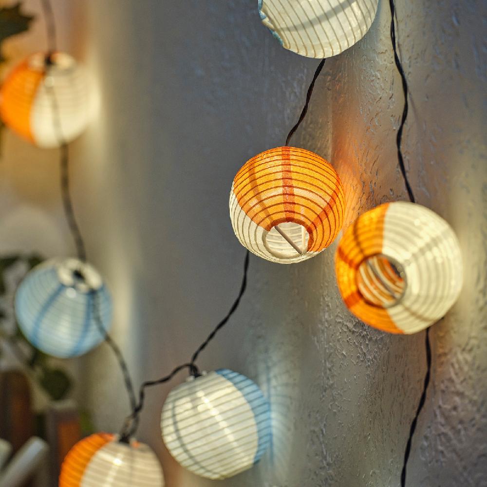 IKEA SOLVINDEN Lichterkette (24) LED für draußen solarbetrieben/rund bunt Räumungsverkauf