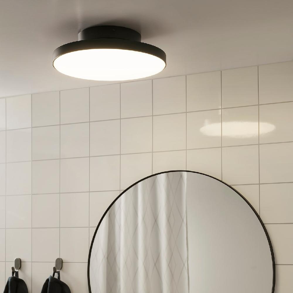 IKEA KABOMBA Deckenleuchte LED mattiert/schwarz 36 cm Tägliche Deals