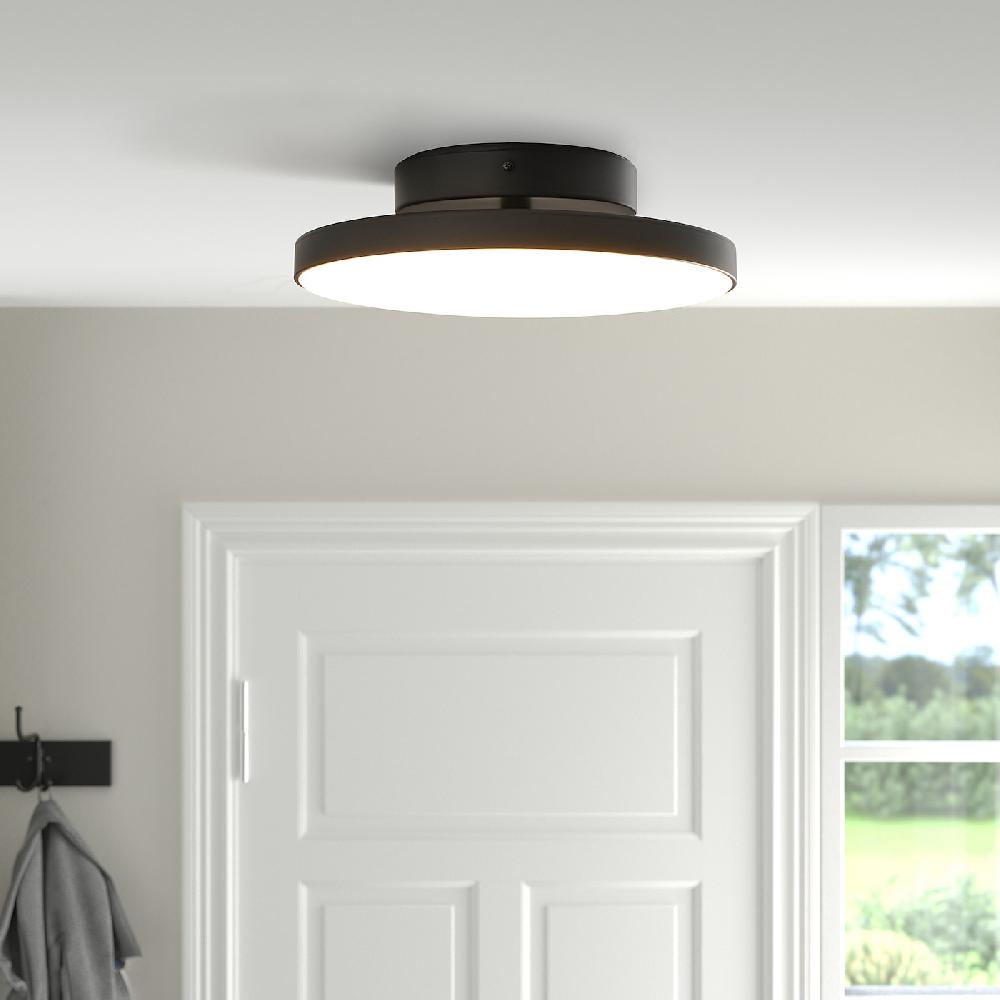 IKEA KABOMBA Deckenleuchte LED mattiert/schwarz 36 cm Tägliche Deals