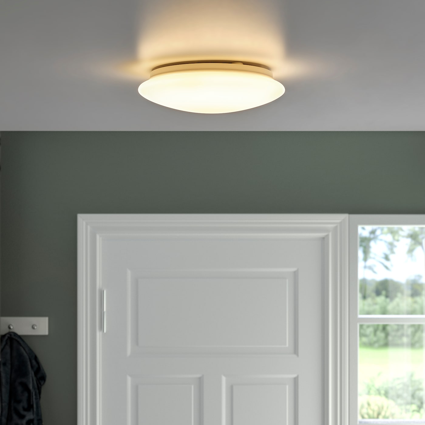 IKEA BARLAST Decken-/Wandleuchte LED weiß 25 cm VIP-Rabatte