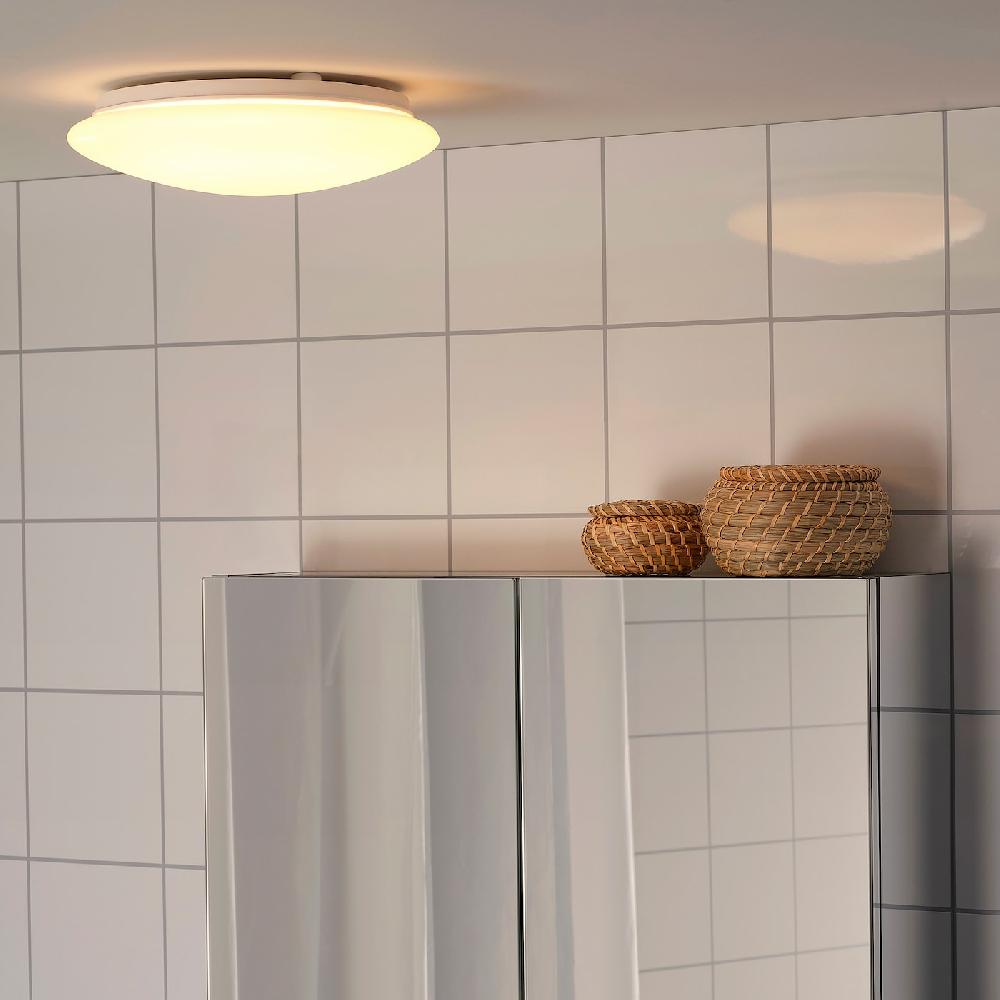 IKEA BARLAST Decken-/Wandleuchte LED weiß 25 cm VIP-Rabatte