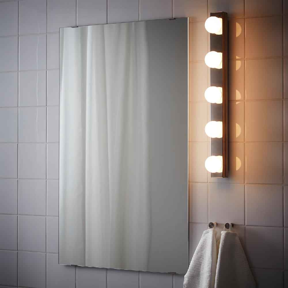 IKEA LEDSJÖ Wandleuchte LED Edelstahl Super Sparpreis