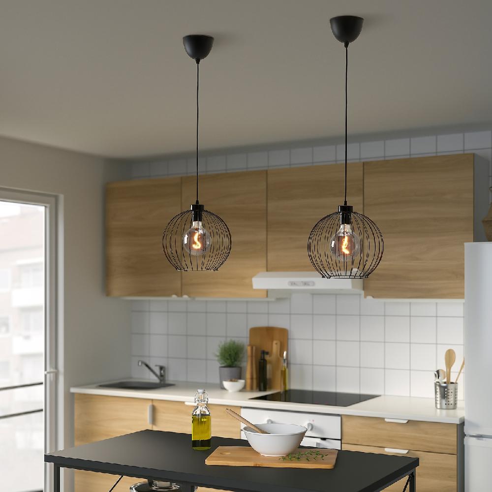 IKEA MOLNART LED-Leuchtmittel E27 140 lm rund Klarglas grau 125 mm Neueste Stile