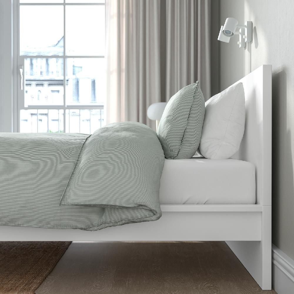 IKEA MALM Bettgestell hoch weiß 140x200 cm Verkauf