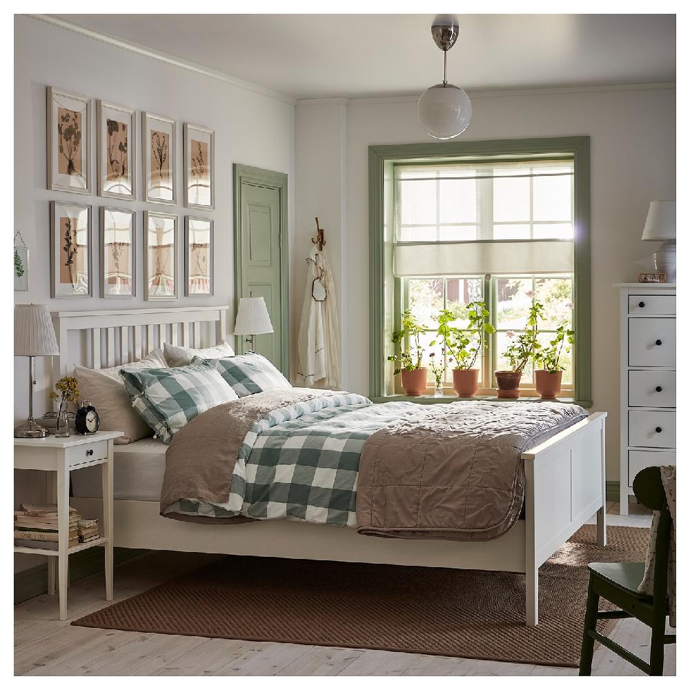 IKEA HEMNES Bettgestell weiß gebeizt 180x200 cm Angebote