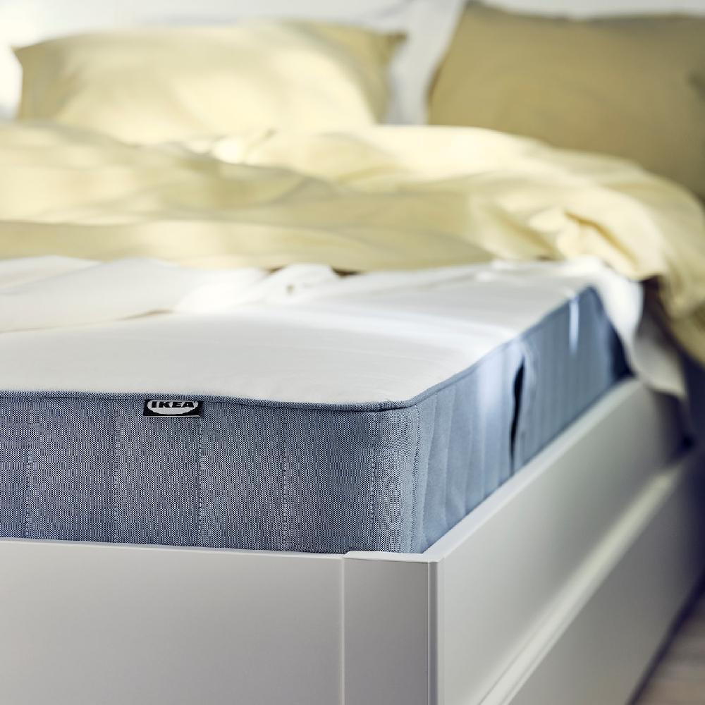 IKEA VESTMARKA Federkernmatratze mittelfest/hellblau 140x200 cm Blitzverkäufe