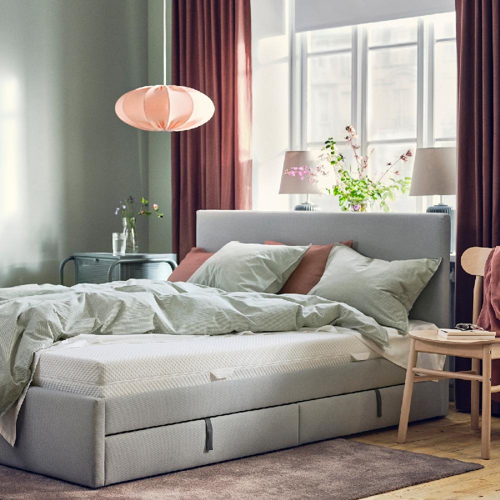 IKEA ÅBYGDA Schaummatratze mittelfest/weiß 90x200 cm Fabrik Onlineshop