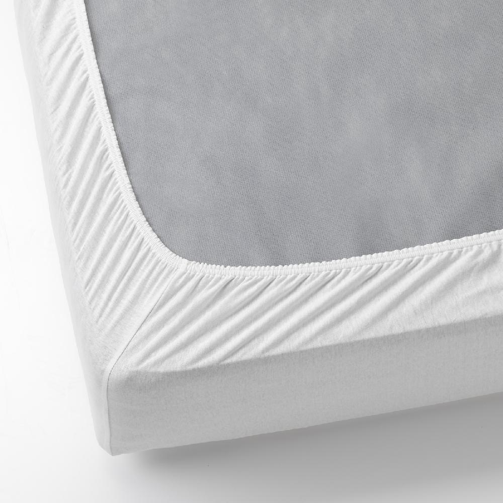 IKEA VÅRVIAL Spannbettlaken weiß 140x200 cm Großer Ausverkauf