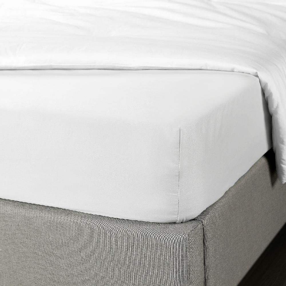 IKEA BRUKSVARA Spannbettlaken weiß 140x200 cm Osterangebot