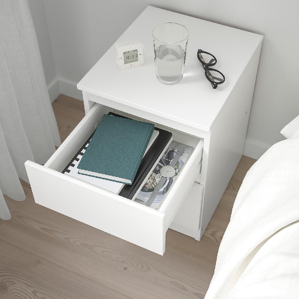 IKEA KULLEN Kommode mit 2 Schubladen weiß 35x49 cm Vatertagsangebot