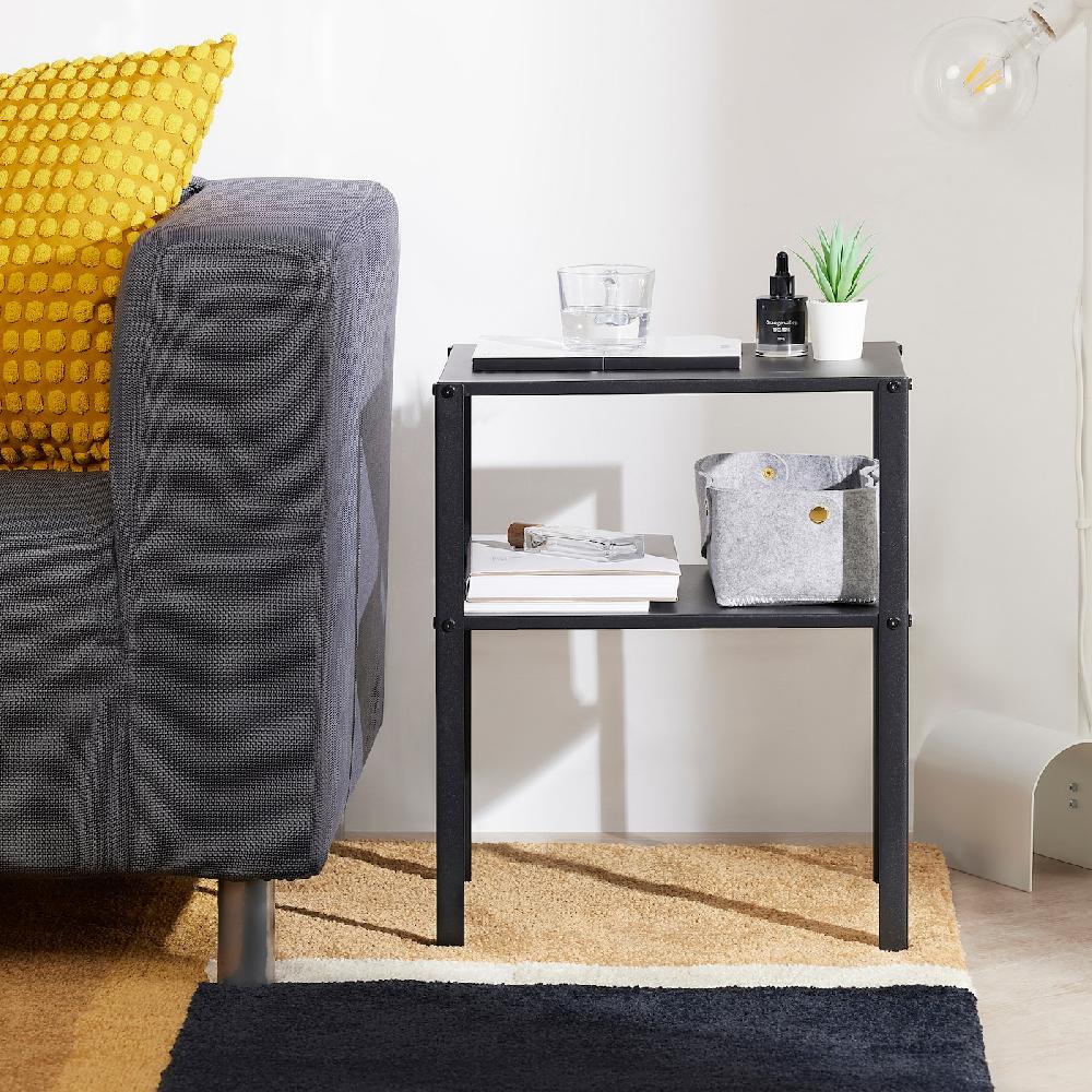 IKEA KNARREVIK Ablagetisch schwarz 42x34 cm Neueste Mode