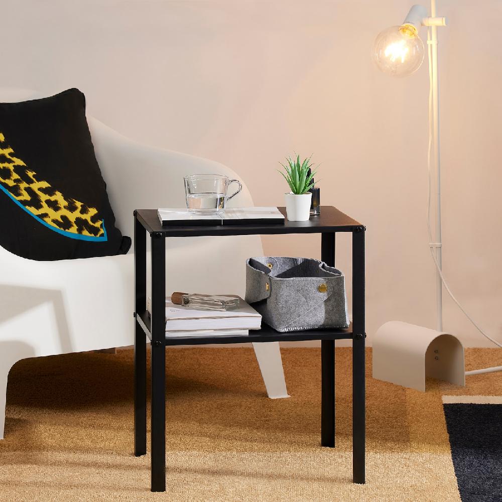 IKEA KNARREVIK Ablagetisch schwarz 42x34 cm Neueste Mode