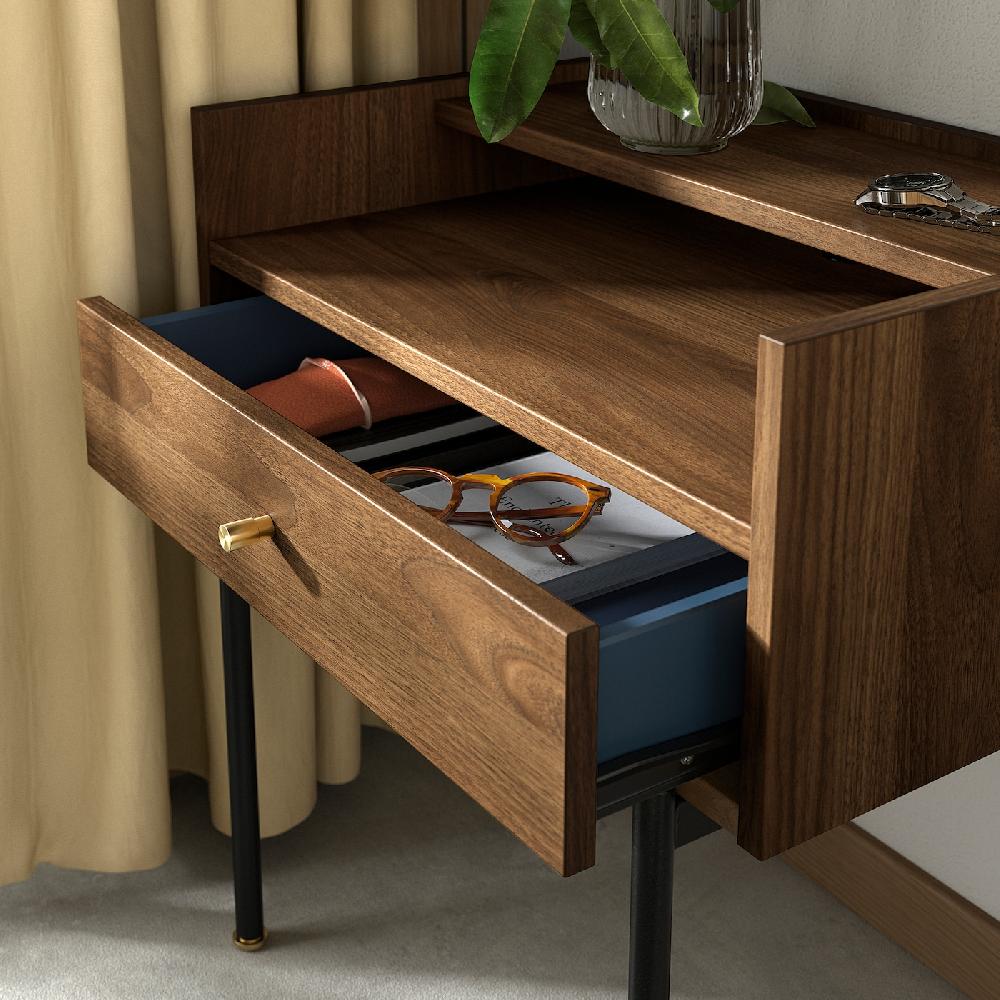 IKEA RÅDMANSÖ Ablagetisch braun Nussbaumnachbildung 54x38x58 cm Online Outlet