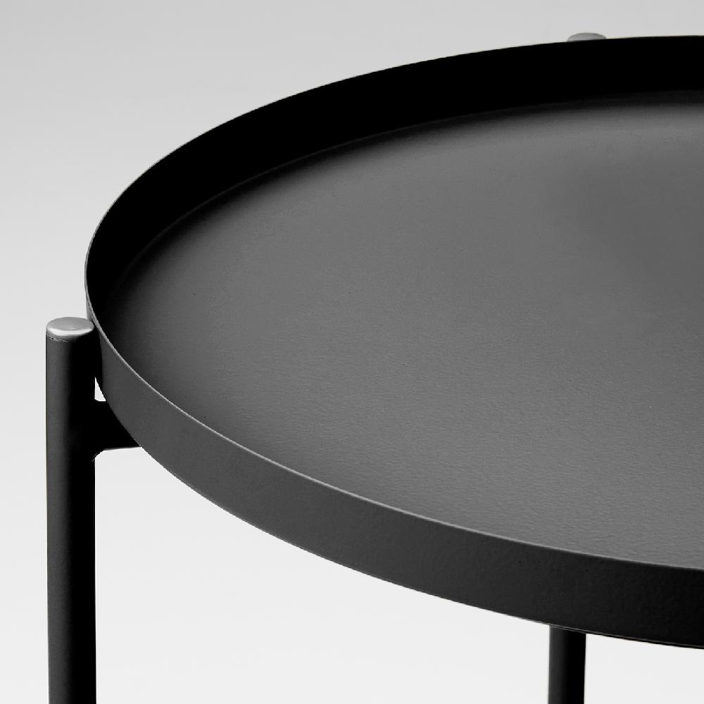 IKEA GLADOM Tabletttisch schwarz 45x53 cm Kauf eins, bekomm eins gratis