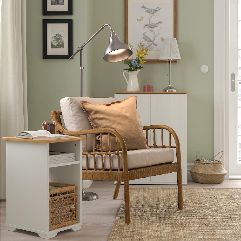 IKEA SKRUVBY Beistelltisch weiß 40x32 cm Tägliche Deals