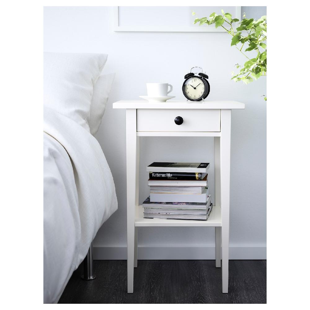 IKEA HEMNES Ablagetisch weiß gebeizt 46x35 cm VIP-Rabatte