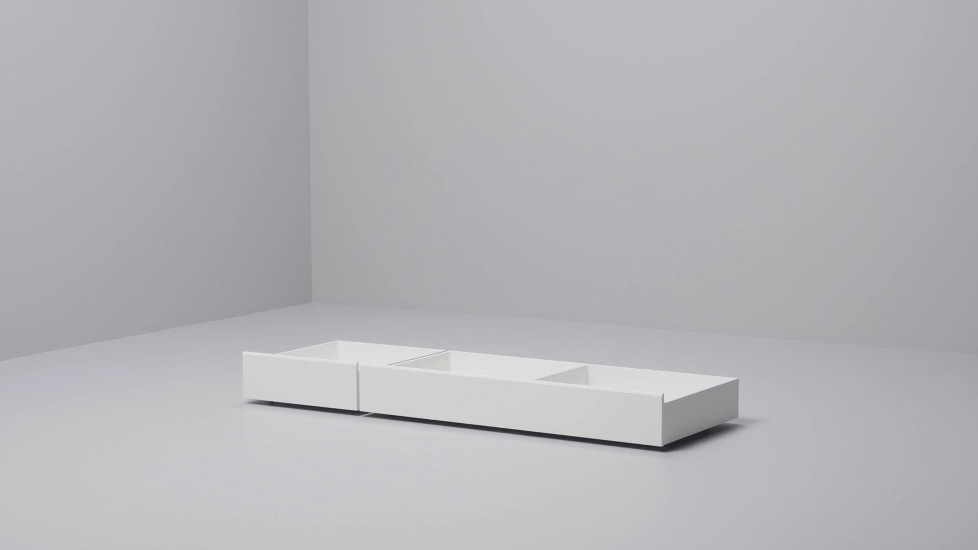 IKEA SONGESAND Bettkasten 2er-Set weiß 200 cm Fabrikverkauf