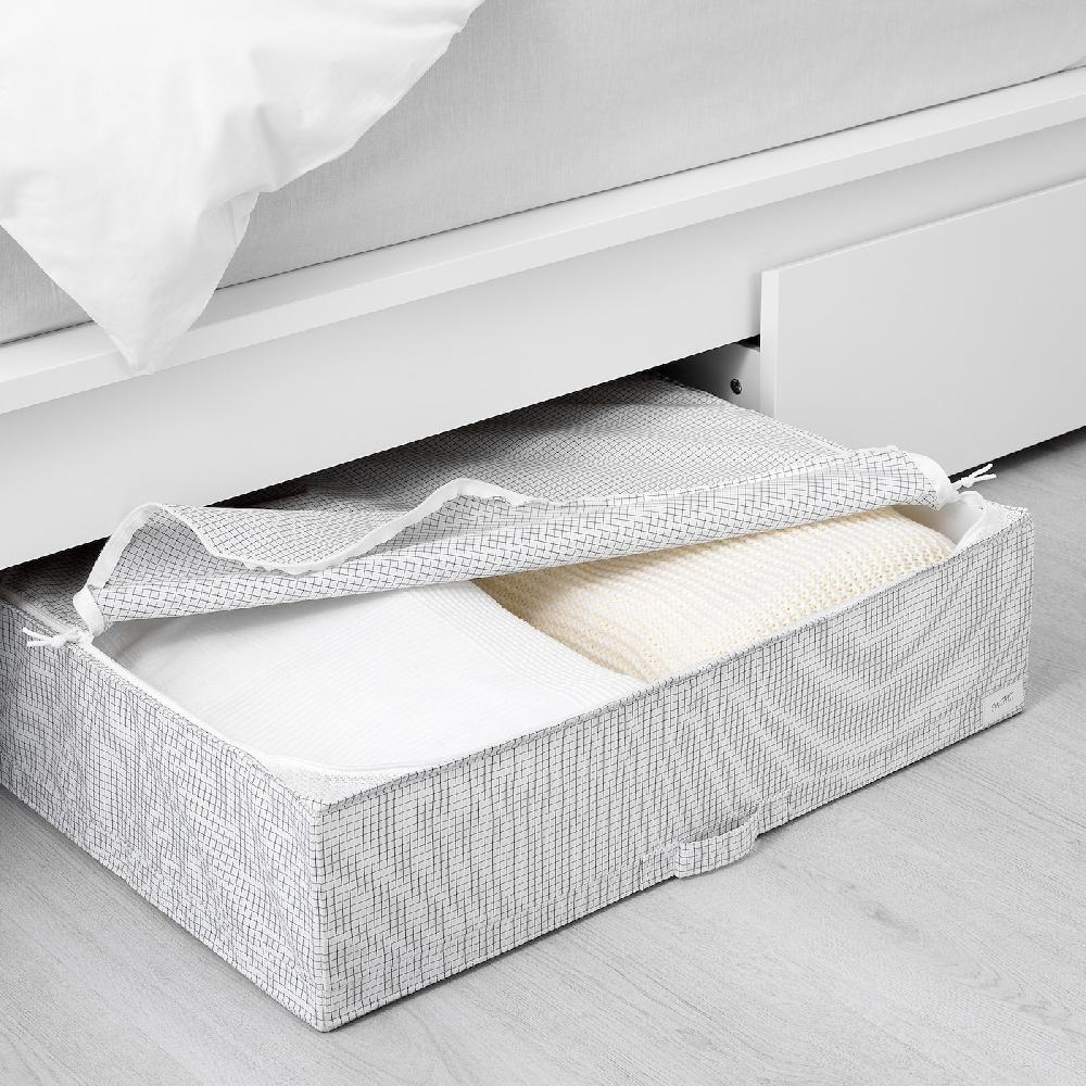 IKEA STUK Tasche weiß/grau 71x51x18 cm Sonderangebot