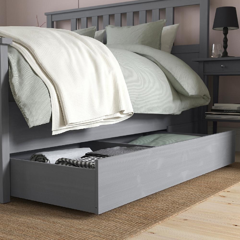 IKEA HEMNES Bettkasten 2er-Set grau lasiert 200 cm Saisonschlussverkauf