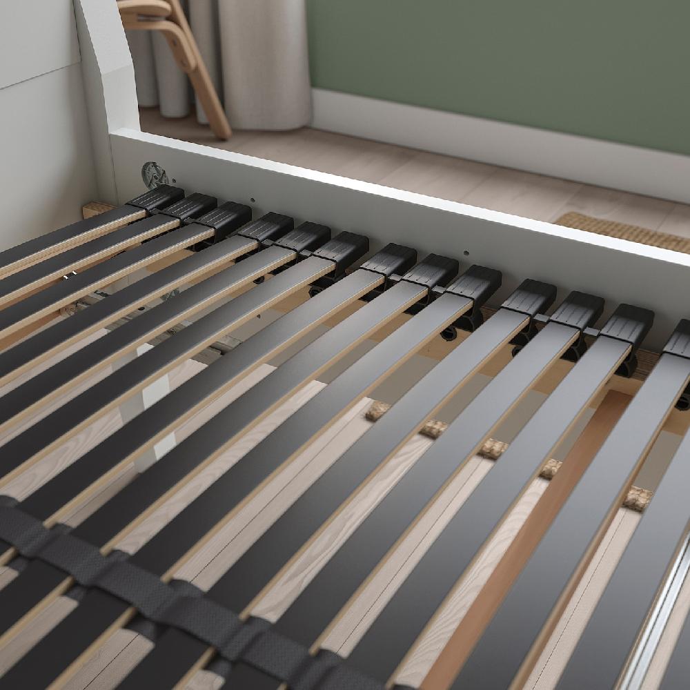 IKEA LEIRSUND Federholzrahmen verstellbar 80x200 cm Muttertagsangebot