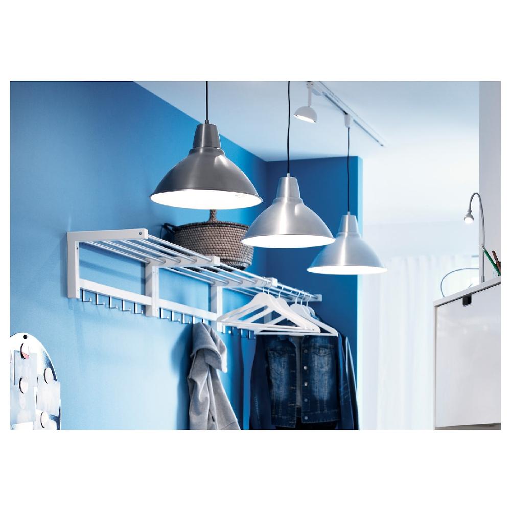 IKEA TJUSIG Hutablage weiß 79 cm Sonderangebot der Fabrik