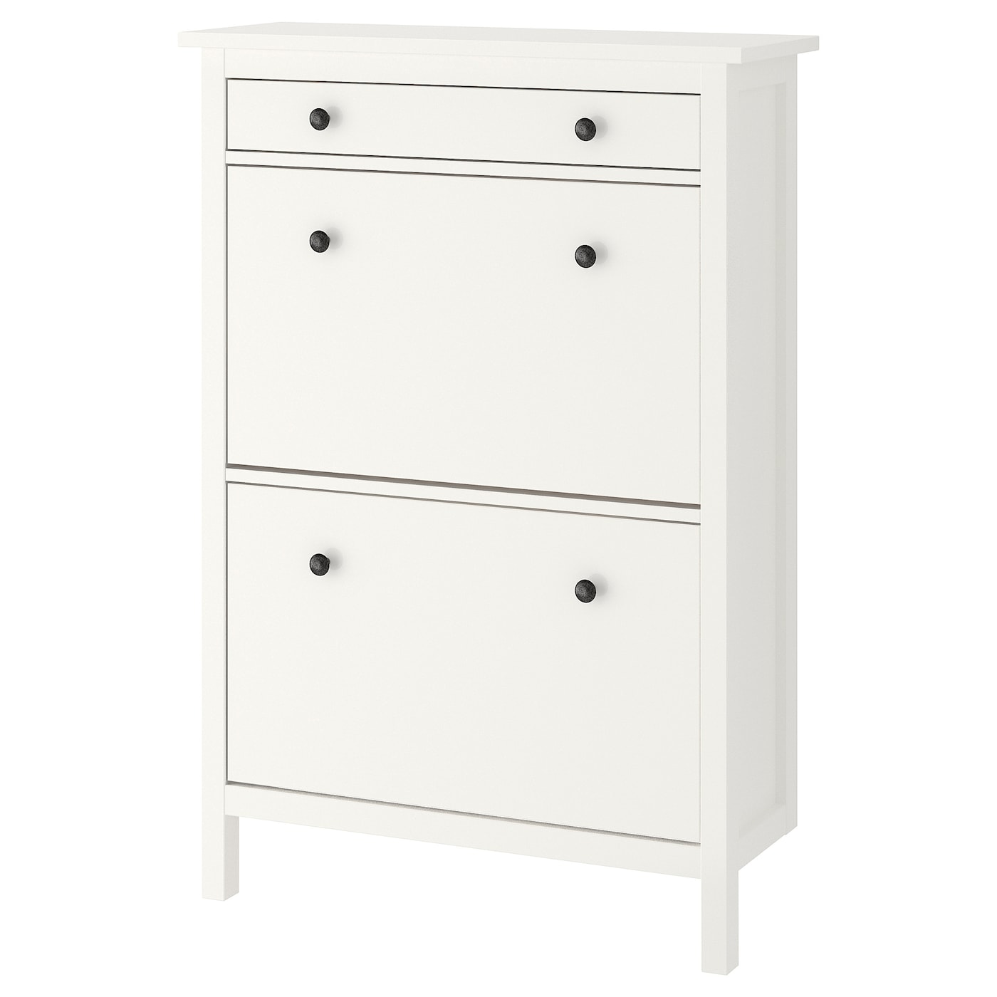 IKEA HEMNES Schuhschrank 2fach weiß 89x30x127 cm