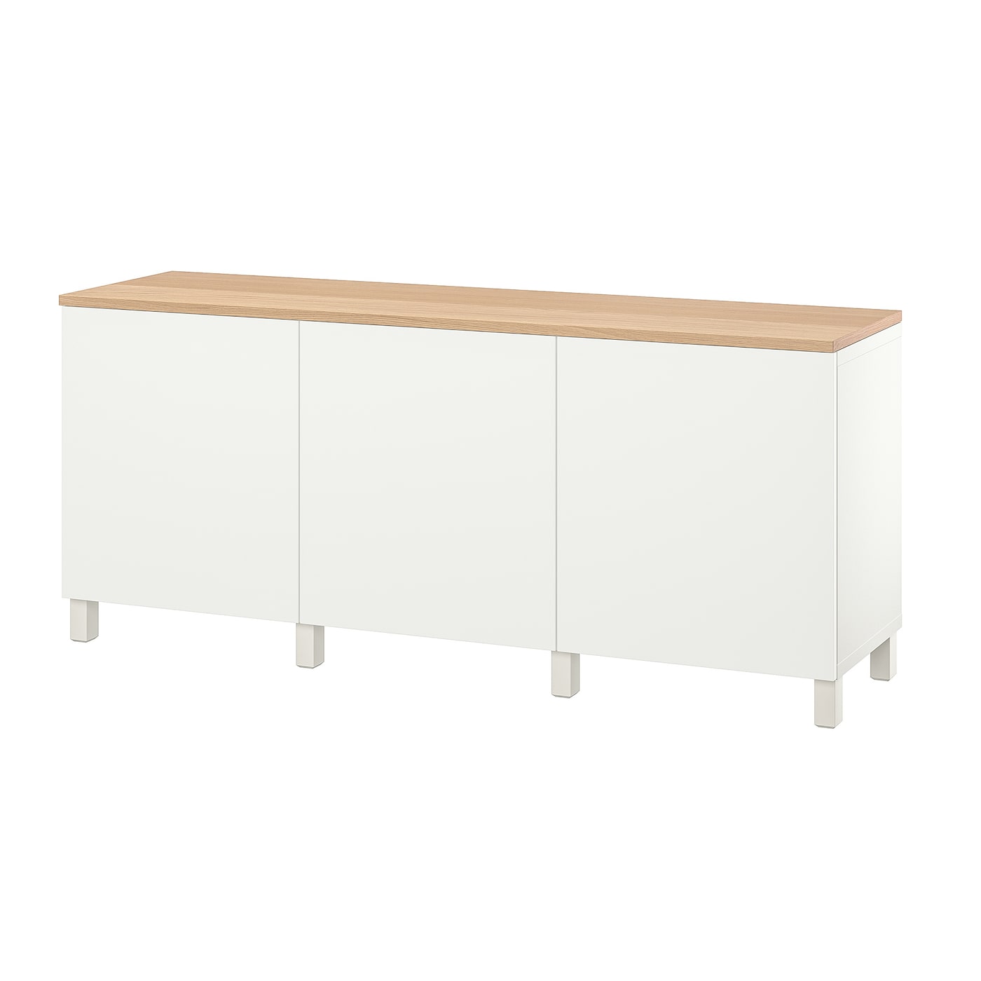 IKEA BESTÅ Aufbewahrung mit Türen weiß/Lappviken/Stubbarp weiß 180x42x76 cm