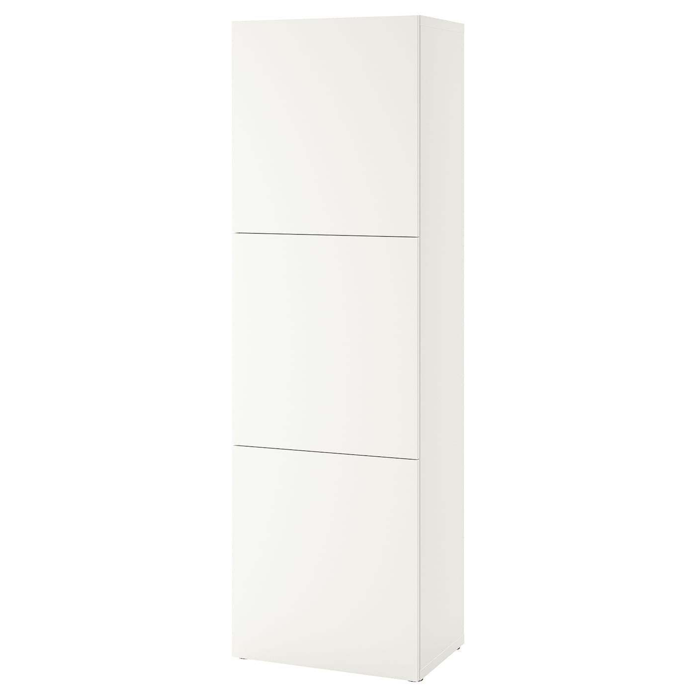 IKEA BESTÅ Regal mit Türen weiß Lappviken/weiß 60x42x193 cm
