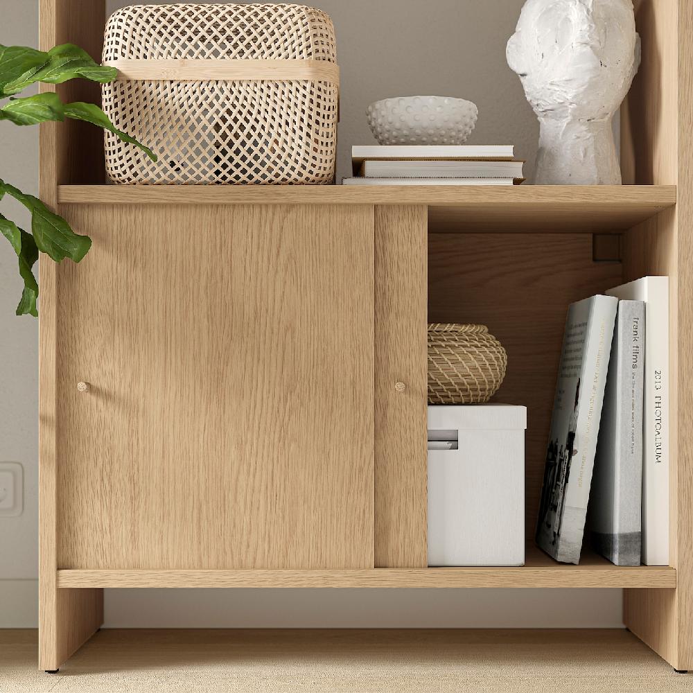 IKEA LÅDMAKARE Schiebetürenschrank Eichenachbildung Preisnachlass