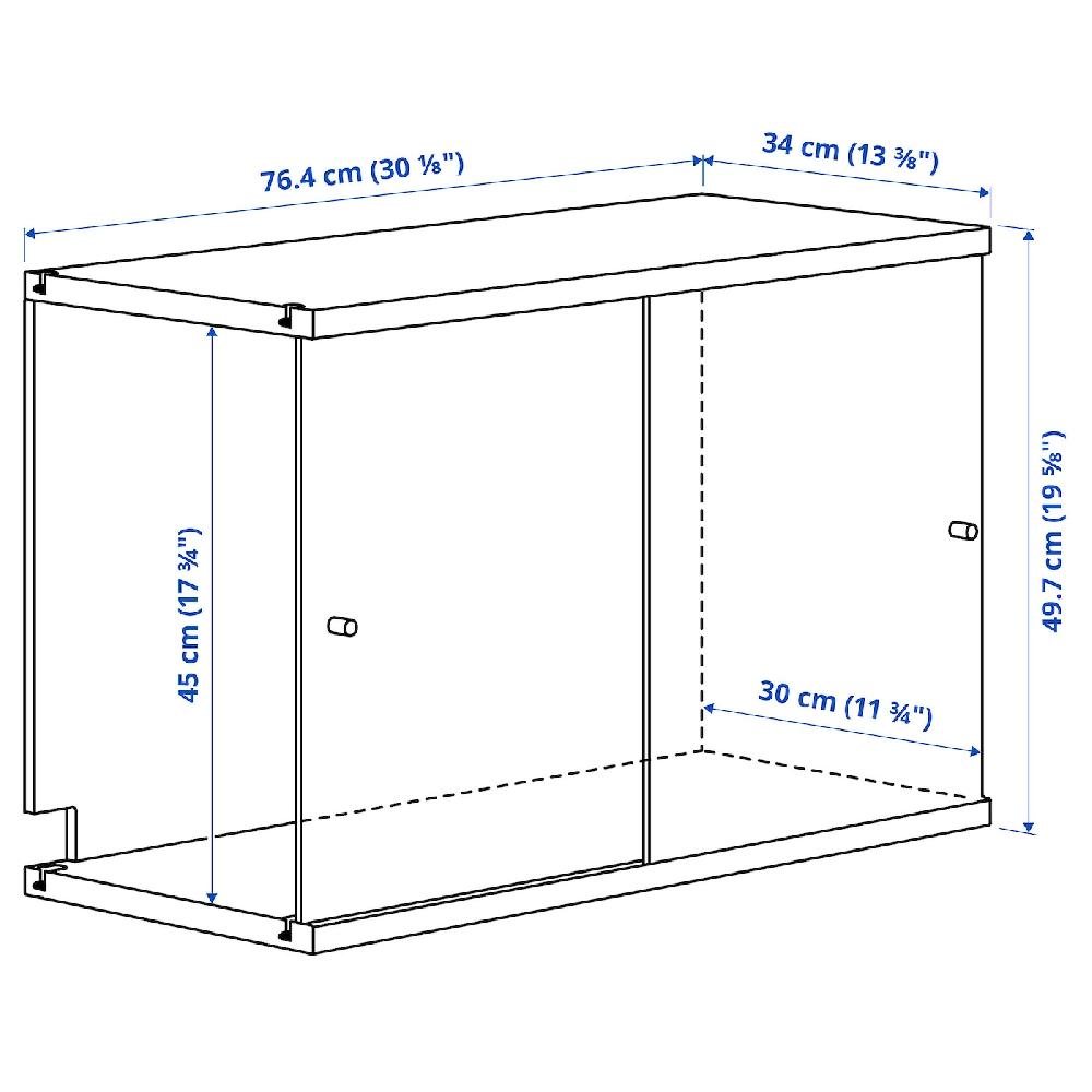 IKEA LÅDMAKARE Schiebetürenschrank Eichenachbildung Preisnachlass