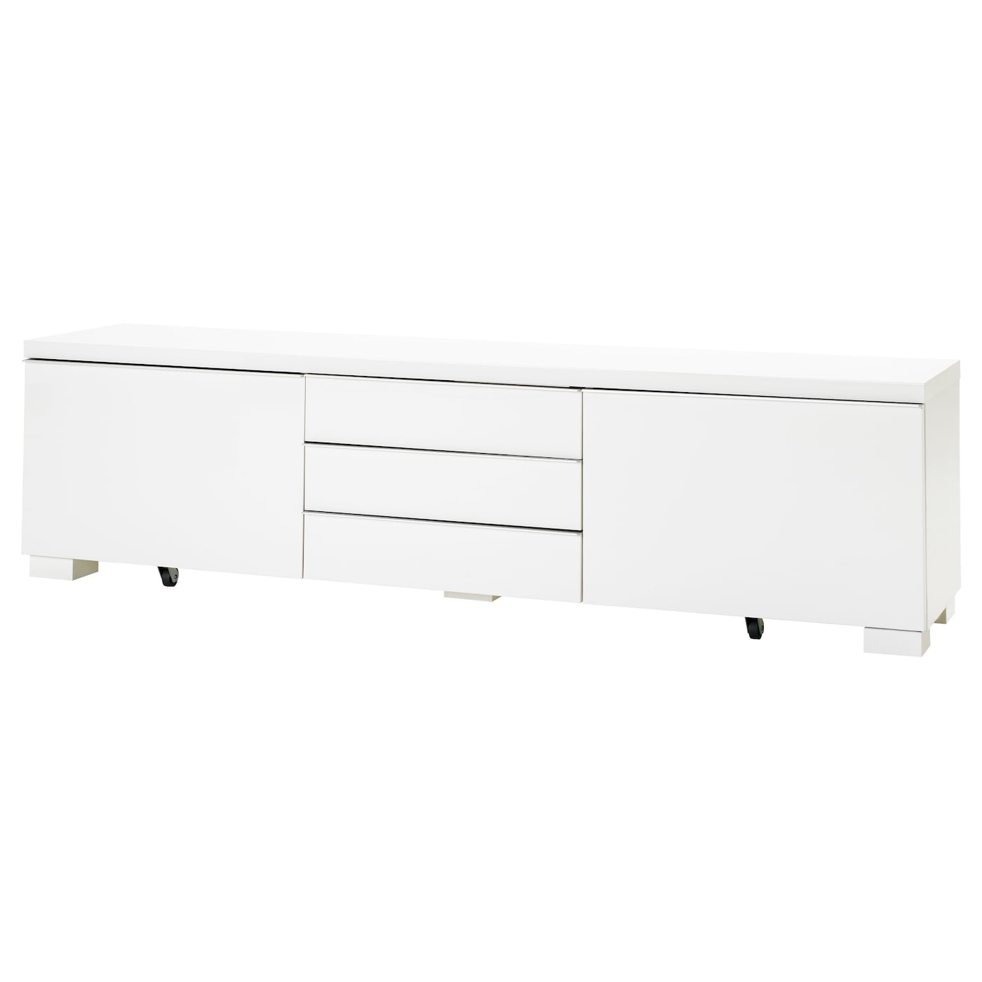 IKEA BESTÅ BURS TV-Bank Hochglanz weiß 180x41x49 cm