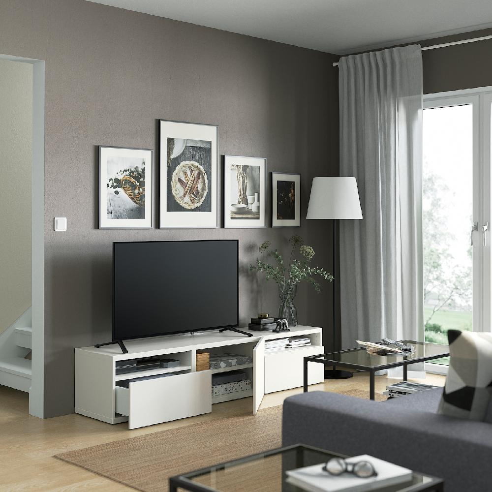 IKEA BESTÅ TV-Bank weiß/Lappviken weiß 180x42x39 cm Neueste Mode