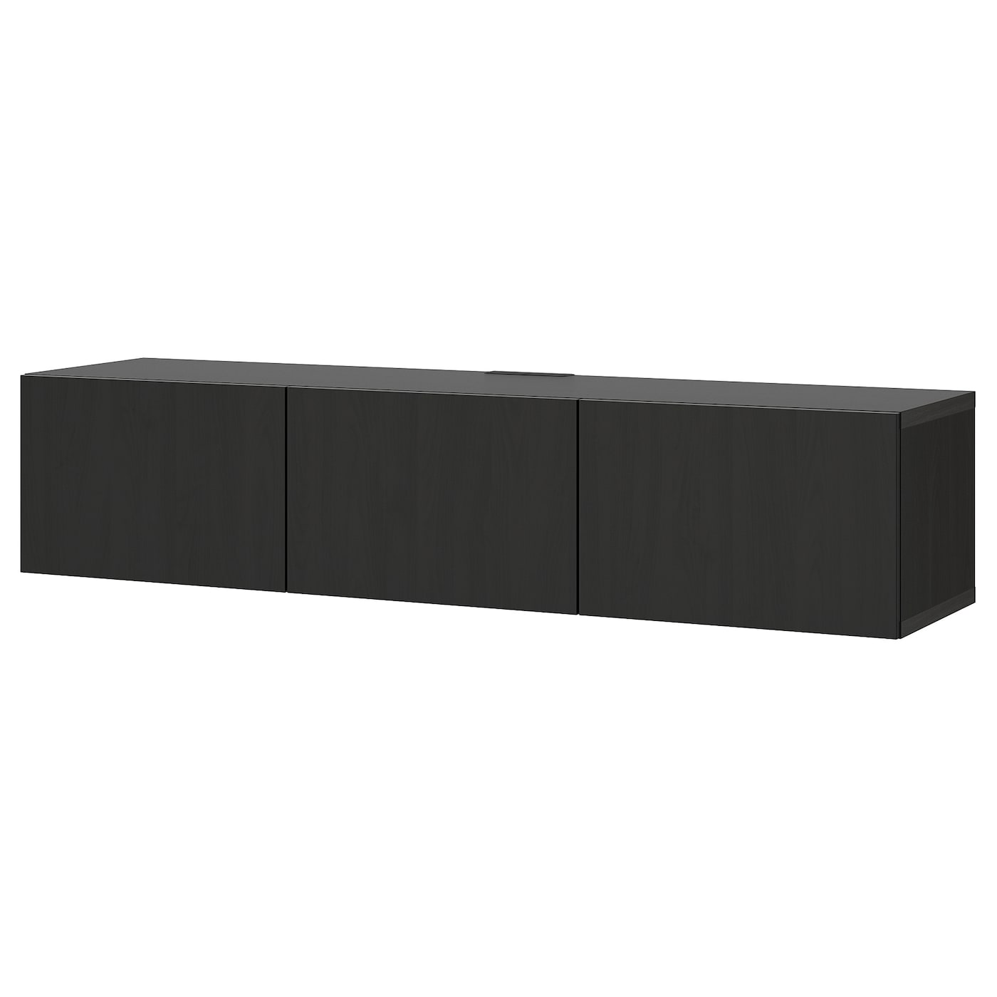 IKEA BESTÅ TV-Bank mit Türen schwarzbraun/Lappviken schwarzbraun 180x42x38 cm