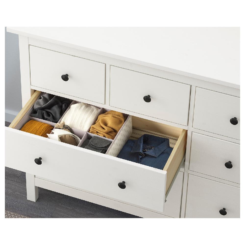 IKEA HEMNES Kommode mit 8 Schubladen weiß gebeizt 160x96 cm VIP-Rabatte