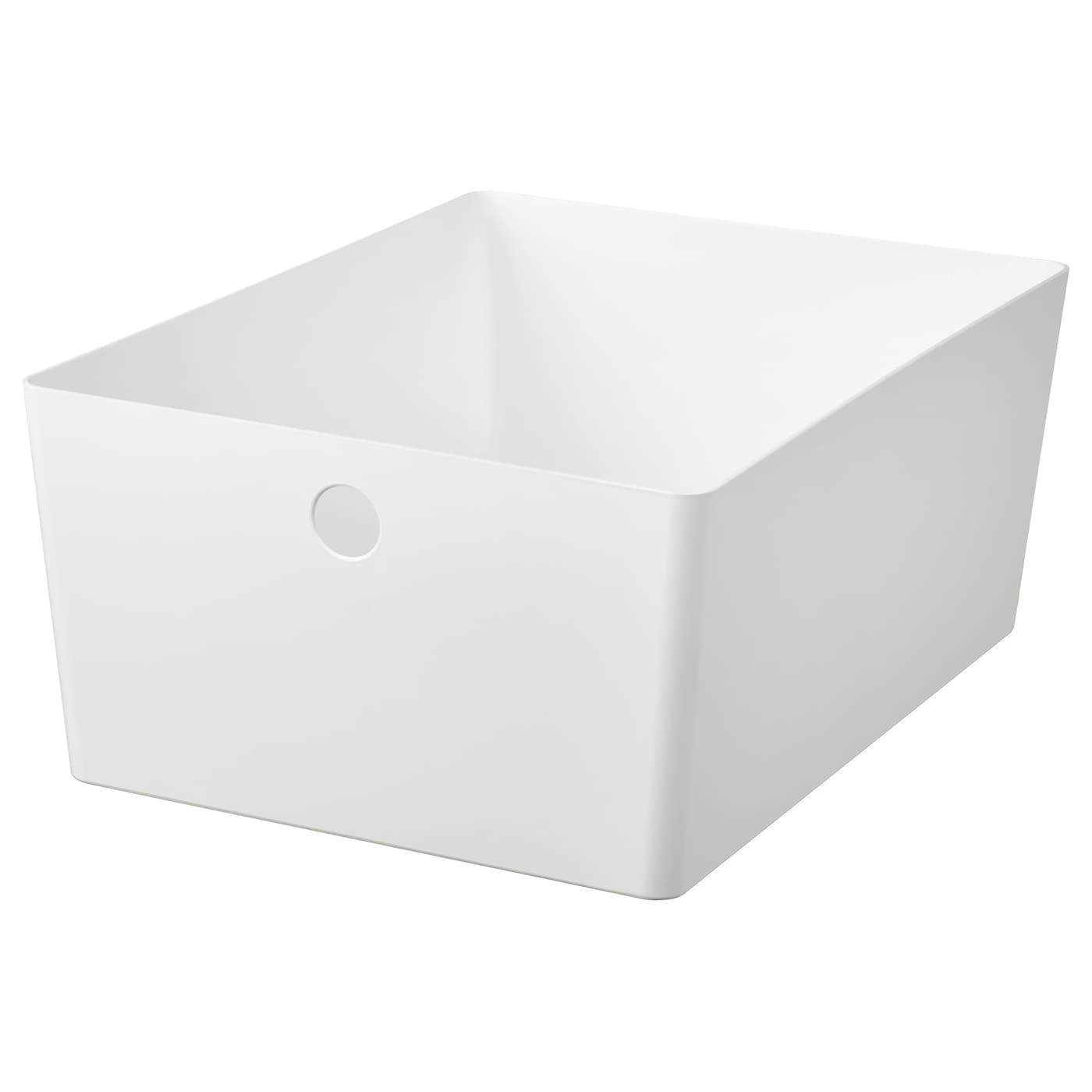 IKEA KUGGIS Box weiß 26x35x15 cm