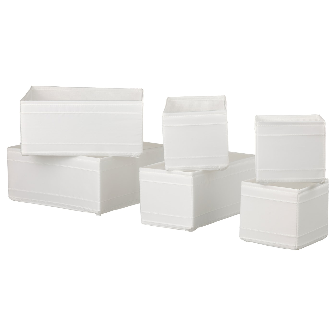 IKEA SKUBB Box 6er-Set weiß